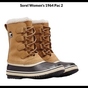 SOREL 1964 PAC 2- BUFF/BLACK- 8.5